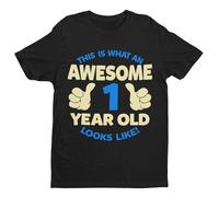 Galaxy Tees Baby Boys 1st Birthday T Shirt This is What an Awesome 1 Year Old Looks Like (UK, Age, 1 Year, 2 Years, Black)