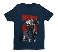 Galaxy Tees Mens Back to The Darkside Short Sleeved T Shirt Midnight Navy Blue XL