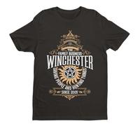 Galaxy Tees Mens Retro Winchester Brothers Family Business T Shirt Short Sleeved Black 6XL