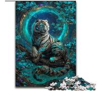 Galaxy Tiger Jigsaws Puzzles 1000 Pieces for Adults Gifts, Educational Games Home Decoration Unique Home Decor And Gifts (50x75cm)