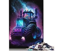 Galaxy Tractor 1000 Piece Puzzles Wooden Jigsaw Puzzles for Adults, Difficult Jigsaw Adult Challenge Game 1000pcs (75x50cm)