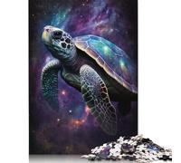 Galaxy Turtle Jigsaw 500 Pieces Of Jigsaw Puzzle For Adults Puzzle Puzzle Sets For Family Educational Game 500pcs (52x38cm)