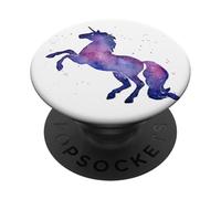 Galaxy Unicorn Watercolor - Celestial Magical Design PopSockets Adhesive PopGrip