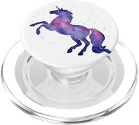 Galaxy Unicorn Watercolor - Celestial Magical Design PopSockets PopGrip for MagSafe
