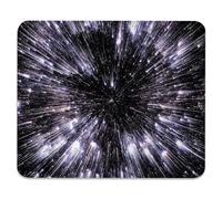 Galaxy Universe Science Fiction Future A Through Space And Time (Cosmic Explosion) Mouse Mat Stitched Edge Mousepad Non-Slip Mouse Pads For Work Computer Office 25X30Cm