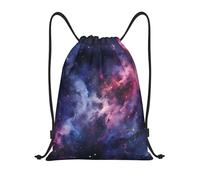 Galaxy Universe Space Nebula Cinch Sack Pack Drawstring Bag Lightweight Versatile Gym Bag For Women Men Hiking 36X42Cm