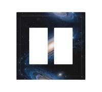 Galaxy Universe Stars Durable and Stylish Wall Plate - Full-Surface Print, Pc Material, Heat & Fade Resistant, Easy to Install