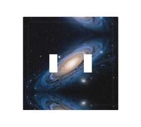 Galaxy Universe Stars Durable and Stylish Wall Plate - Full-Surface Print, Pc Material, Heat & Fade Resistant, Easy to Install