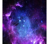 Galaxy Upholstery Fabric by The Yard,Purple Blue Universe Starry Sky Reupholstery Fabric for Chairs,Outer Space Fabric for Outdoor and Home DIY Projects,2 Yards,(L184*W150cm) Blue Purple