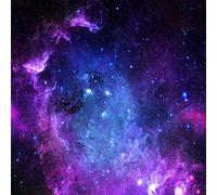 Galaxy Upholstery Fabric by The Yard,Purple Blue Universe Starry Sky Reupholstery Fabric for Chairs,Outer Space Fabric for Outdoor and Home DIY Projects,1 Yard,(L92*W150cm) Blue Purple