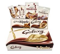 Galaxy Variety Chocolate Hamper Gift Box | Smooth Milk | Minstrels | Counters | Ripple | Gift for Him and Her, Perfect for Birthday, Thank You or Celebration Gifts