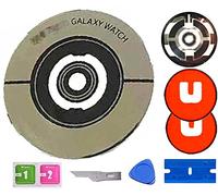 Galaxy Watch Active 2 Back Glass Replacement Rear Lens Glass Cover for Samsung Galaxy Watch Active 2 (40mm/44mm),Galaxy Watch 3 (41mm/45mm) + 2 PCS Tape + Tools