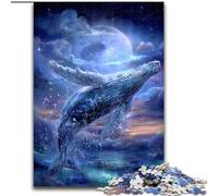 Galaxy Whale Adult Jigsaw Puzzles 1000, Challenging Game And Family Play Educational Game for Birthday, Chrismas 50x75cm