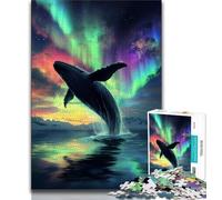 Galaxy Whale Jigsaw Puzzles for Teenagers 1000 Jigsaws,for Educational Game Challenge Toy Unique Home Decor And Gifts (75x50cm)