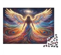 Galaxy-winged Archangel Recycled Paper Jigsaw Puzzle 1000 Piece Birthday Gift Memory Improvement Party Game Home Decor 70x50cm/1000pcs
