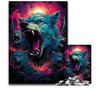 Galaxy Wolf Jigsaw Puzzles for Adults 1000 Piece Jigsaw Puzzles for Adults Gift for Men And Women, Daily & Special Occasion 1000 PCS(38x26cm)