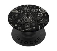 Galaxy Zodiac Sign Astrological Celestial Aesthetic Leo PopSockets Adhesive PopGrip