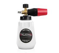 GALAXYER Snow Foam Cannon, 1000ml Heavy Duty Snow Foam Gun Sprayer Car Blaster Wide Neck Adjustable Thick Foamer for Pressure Washer with 1/4'' Quick Connector