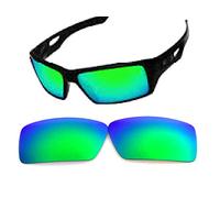 Galaxylense Men's Replacement Lenses for Oakley Eyepatch 1&2 Emerald Green Color Polarized,FREE S&H.