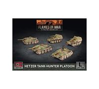 Gale Force Nine Accessories Flames of War Hetzer/Marten Tank Hunter Platoon (x5 Plastic) -EN