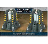 Gale Force Nine Gothic Sector - Legion Plasma Generators (2 Pack, Pre-Painted, 28-35mm, 9+)
