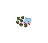 Gale Force Nine World of Tanks: U.S.S.R. Dice and Decals - Official, 7 Pieces, Ages 14+