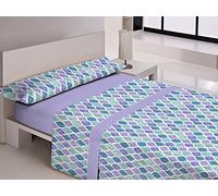 Gale Hayman Style Bedding Set 3 Pieces, algodón-poliéster, Purple 135x205x0.5 cm berry