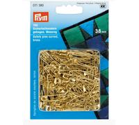 Galedi Pins Brass Curved Safety Pins - Gold-Coloured, 38mm No. 2