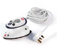 Galedi Pins Mini Steam Iron - Dual Voltage, White Purple, UK Plug