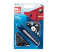 Galedi Pins Non-Sew Press Fastener - 12mm Black Oxidised Brass