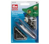 Galedi Pins Non-Sew Press Fastener - 15mm Antique Brass - Heavy Duty