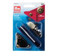 Galedi Pins Non-Sew Press Fastener - 20mm Antique Brass Tyre Design