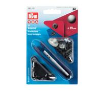 Galedi Pins Non-Sew Press Fastener - Anorak 15mm Old Iron Brass