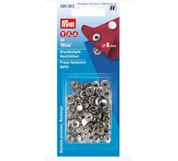 Galedi Pins Non-Sew Press Fasteners - Silver-Coloured 8mm Refill