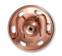 Galedi Pins Sew-On Snap Fasteners - 30mm Rose Gold Brass, 3 Pieces
