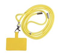 GALEI Universal Cell Phone Lanyard,Crossbody Lanyard with Adjustable Nylon Neck Strap,Compatible with Every Mobile Phone(Yellow)