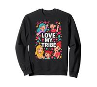 Galentines Crew Love My Tribe Cute Womens Best Friend Sweatshirt