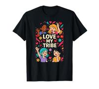 Galentines Crew Love My Tribe Cute Womens Best Friend T-Shirt