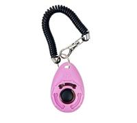 Galepromot 1pc Pink Clicker Easy to Use with Button Dog Training Accessories Strong and Long-Lasting,Training and Behavior Aids