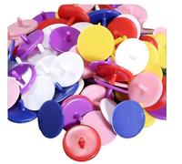 Galepromot 50 PCS Golf Ball Marker 18mm Random Color Plastic Ball Mark On-Course Accessories