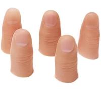 Galepromot 5Pcs Magic Trick Fingers Fake Thumb Tips Stage Show Prop Prank Toy Kits and Accessories