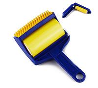 GALER Stick It Roller, Reusable Sticky Lint Roller, Washable Silicone Stick It Pet Hair Remover Roller, Extra Sticky Stick It Pet Hair Remover for Pet Hairs, Clothes, Carseats, 1pcs Blue