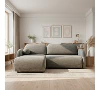Galeria Corner Sofa Bed With Storage Universal Dark Brown