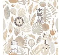 Galerie 14837 Little Explorers 2 Silver Savannah Jungle Wallpaper Roll