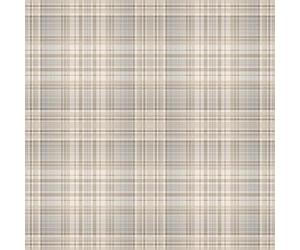 Galerie Abby Rose 4 Beige/Grey Check Plaid Textured Wallpaper Roll
