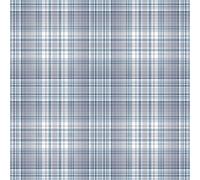 Galerie Abby Rose 4 Blue Navy Check Plaid Smooth A4 Wallpaper Sample