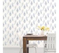 Galerie Abby Rose 4 Blue Navy Flora Smooth Wallpaper