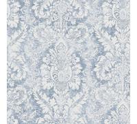 Galerie Abby Rose 4 Damask Wallpaper Galerie Wallcoverings Blue 10050mm x 530mm
