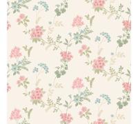 Galerie Abby Rose 4 Fern Floral Wallpaper Galerie Wallcoverings Light Pink 10050mm x 530mm