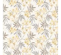 Galerie Abby Rose 4 Linen Floral Wallpaper Galerie Wallcoverings Beige 10050mm x 530mm